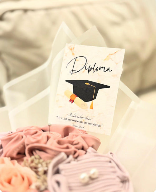 Diploma Mubarak gefeliciteerd wenskaart cadeau