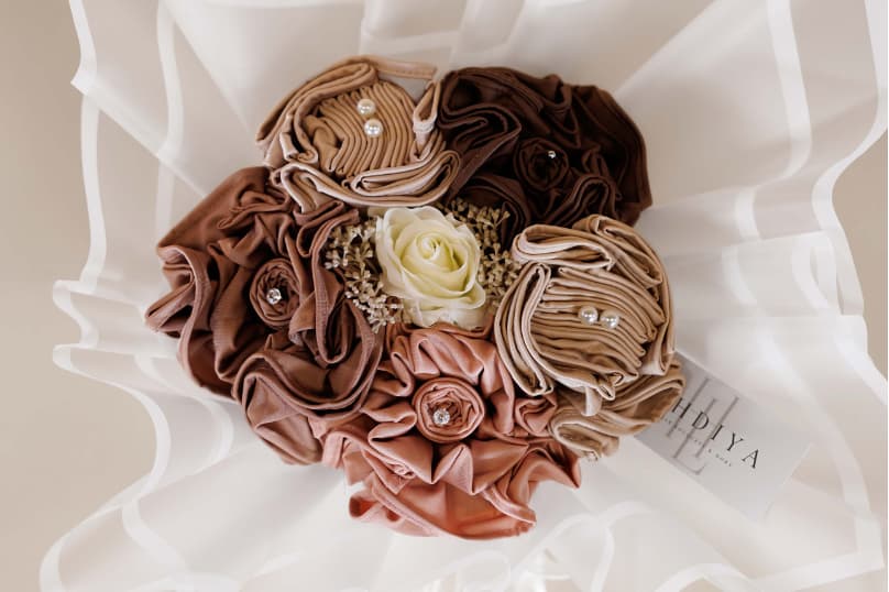 Hijab bouquet gift for Ramadan and Eid