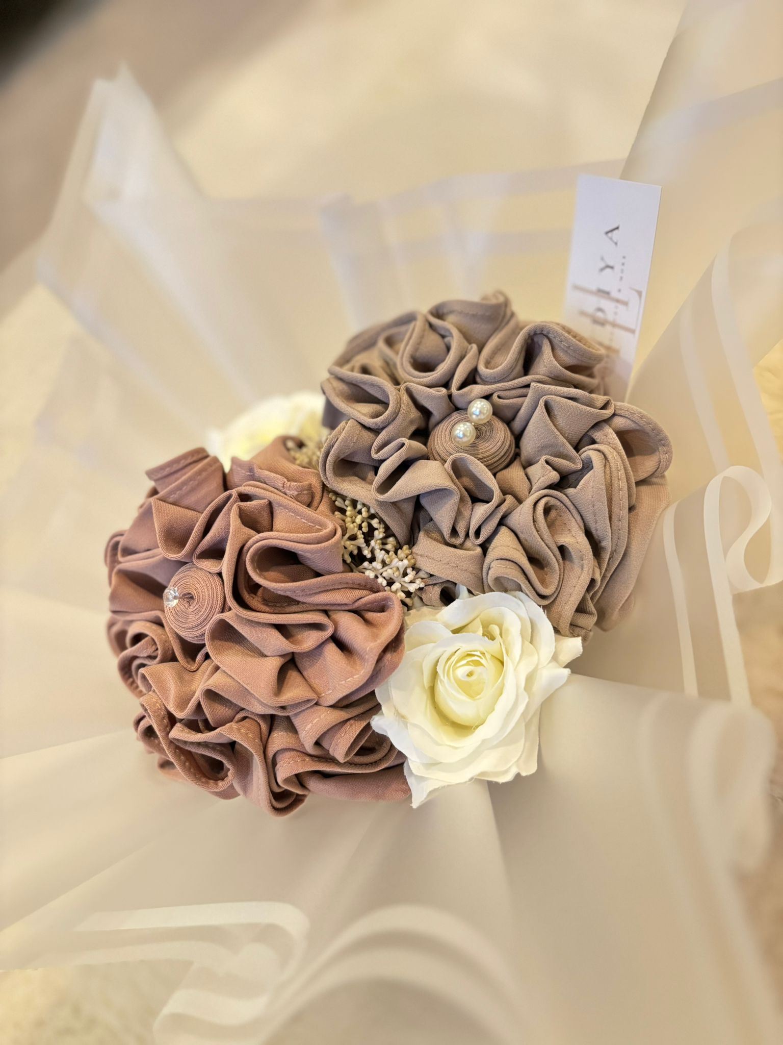 Khimaar boeket cadea hijab bouquet