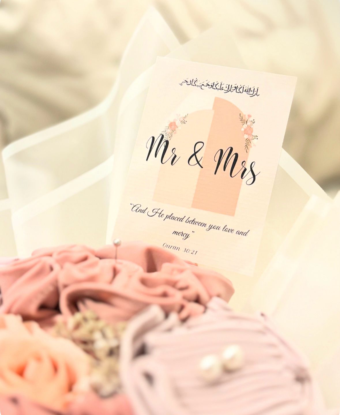 Wenskaart trouwkaart bruid cadeau