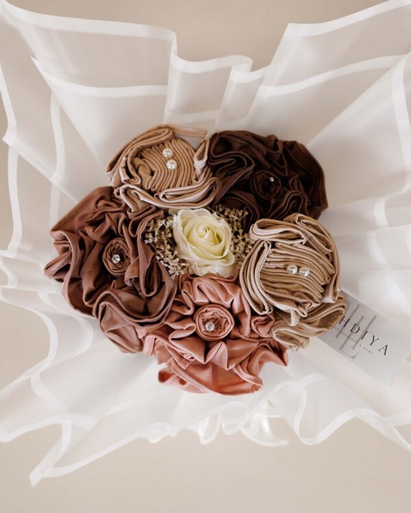 hoofddoek boeket cadea hijab bouquet