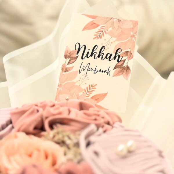 Nikkah Mubarak wenskaart cadeau